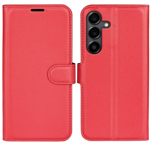 Galaxy S25fe Pu Wallet Case [Red]