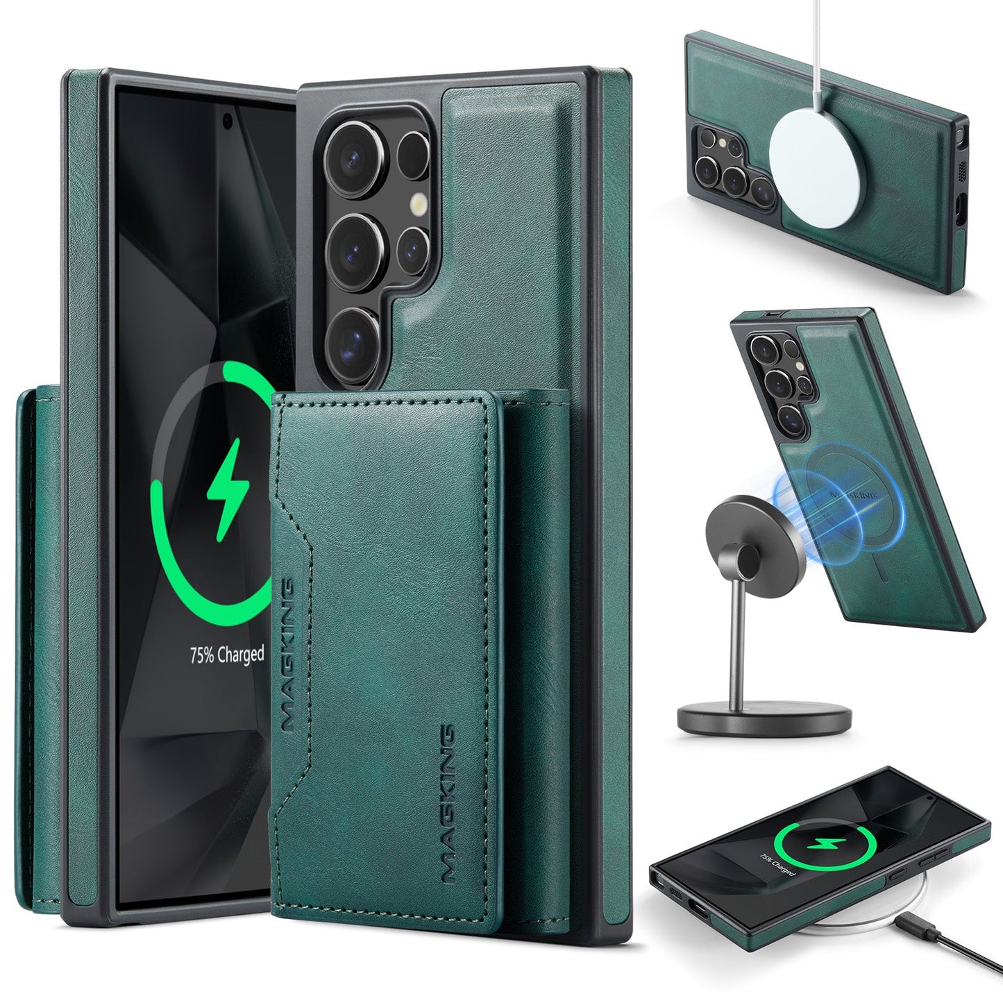 Galaxy S25 Ultra Magsafe Wallet [Green]
