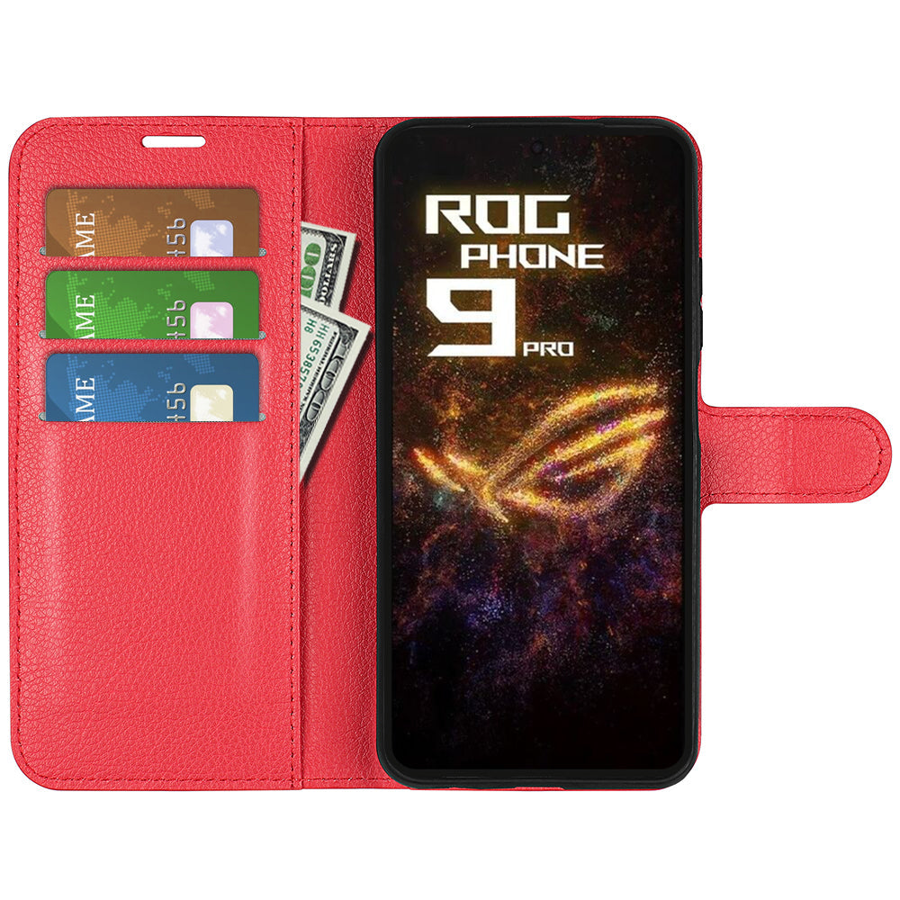 Asus Rog Phone 9 Pu Wallet Case [Red]