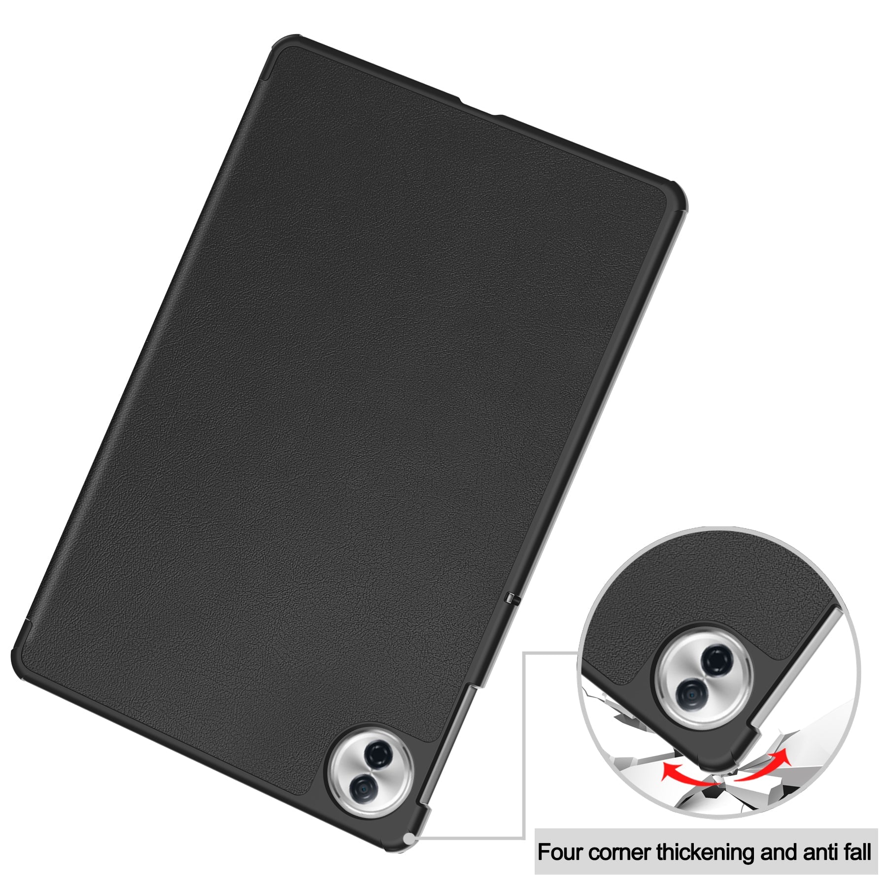 Honor Pad 10 12.1 Tri-fold Pu Case [Black]