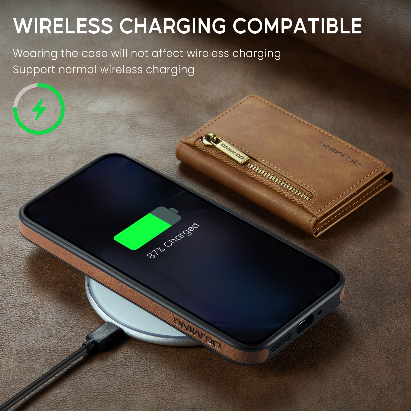Google Pixel 10 Pro Xl Magnetic Wallet [Brown]