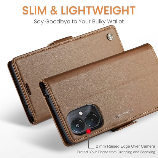 Xiaomi Poco C65 Pu Wallet Case [Brown]