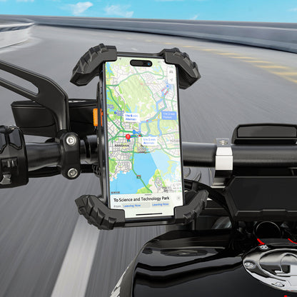 Acefast Premium Bike / Motorbike Phone Holder w/ Anti Skid & Shock Absorbing (D23)