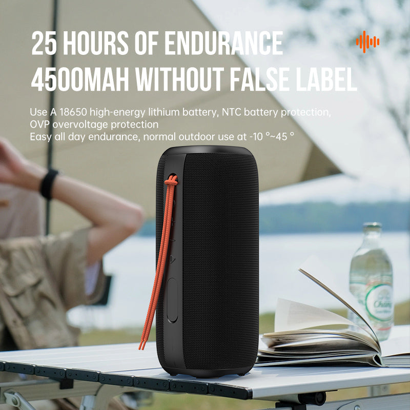 Vipfan 30W Bluetooth Speaker W/ Deep Bass, Strap, Ipx6 Waterproof (Bs08)