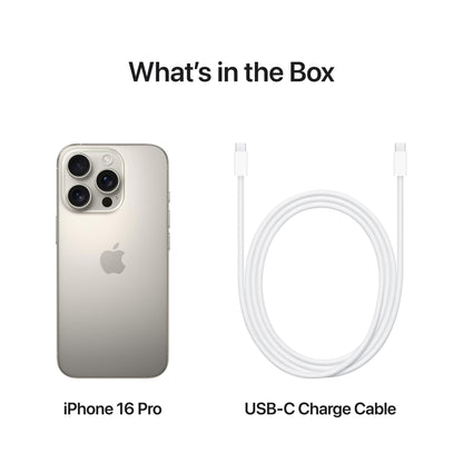 Apple iPhone 16 Pro Dual SIM Mobile Phone [ 256GB - Natural Titanium ]