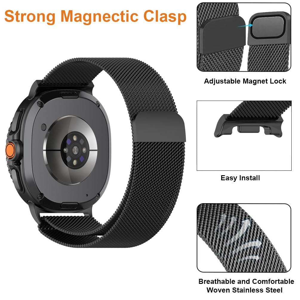 Samsung Galaxy Watch 8 Milanese Loop Strap [Gold]