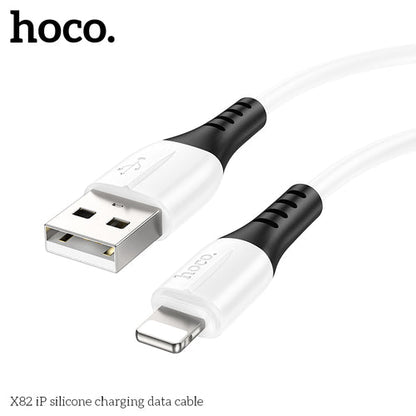 Ultra Soft Silicon Cable (X82) - Lightning [White]