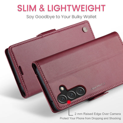 Samsung Galaxy A17 5G Pu Wallet Case [Maroon]