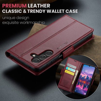 Samsung Galaxy A17 5G Pu Wallet Case [Maroon]