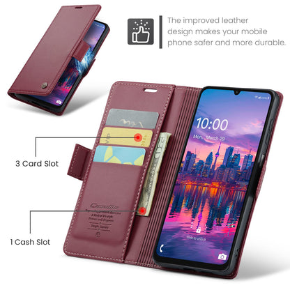 Samsung Galaxy A17 5G Pu Wallet Case [Maroon]