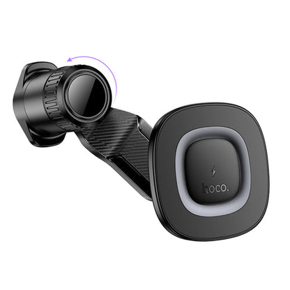 Hoco 15W Magnetic Wireless Charging Phone Holder for Air Vent w/ Hook Locking (HW30)
