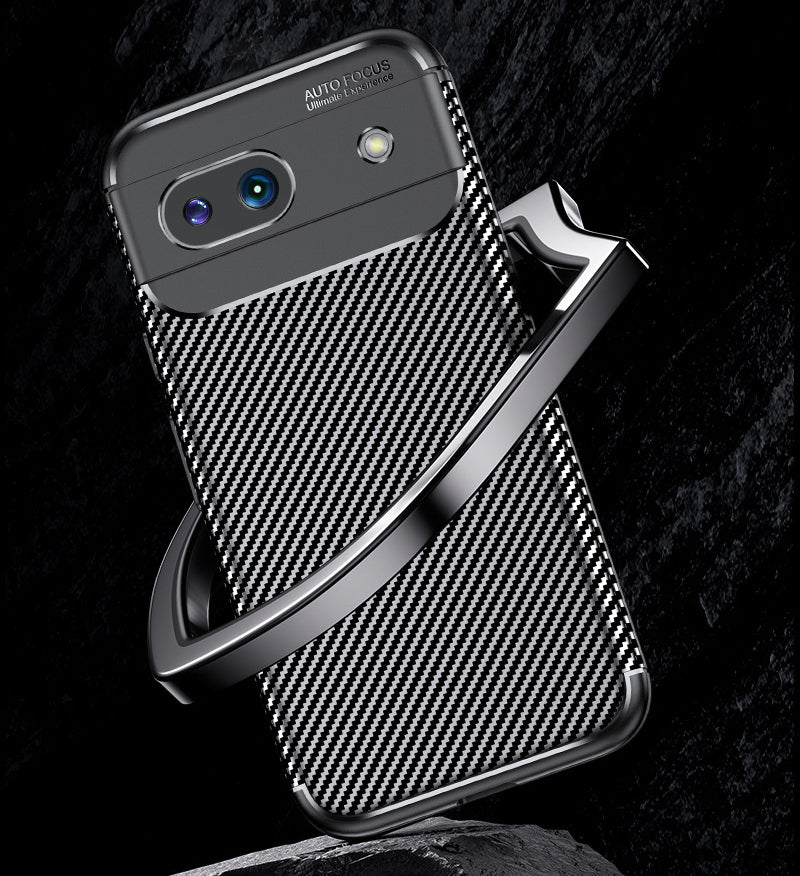 Google Pixel 8a Carbon Fibre Case [Black]