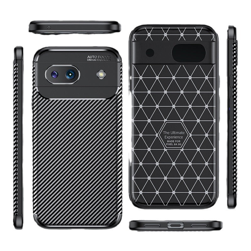 Google Pixel 8a Carbon Fibre Case [Black]
