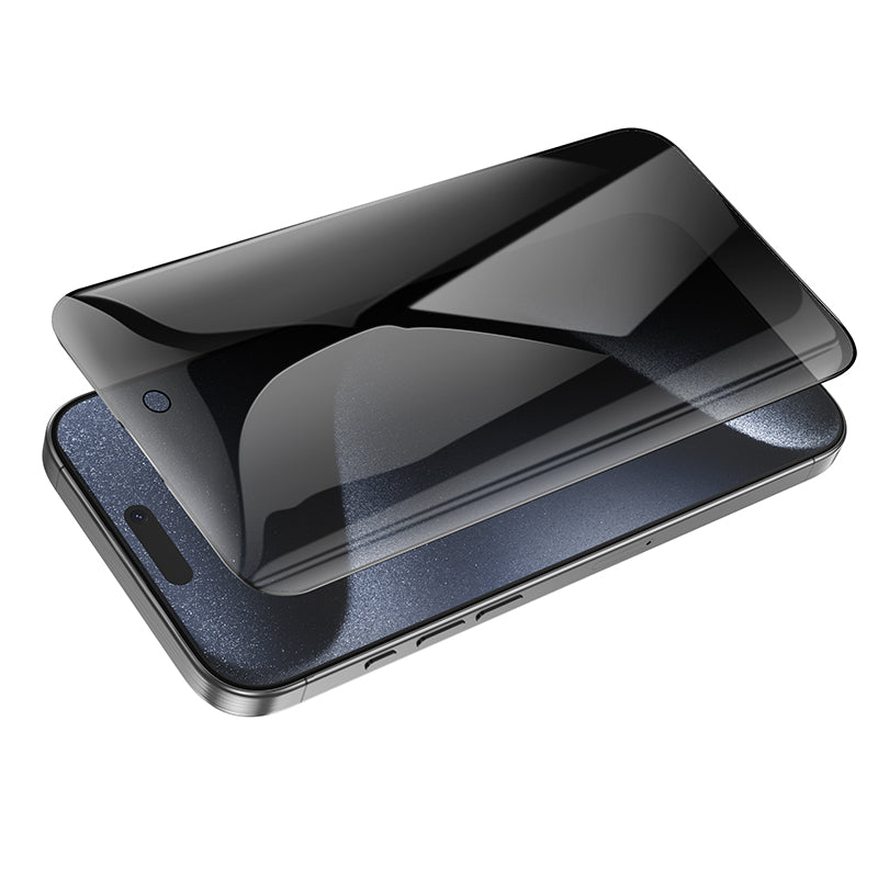 Hoco Privacy Protection Glass Screen Protector (G15) [ iPhone 16 Pro Compatible]