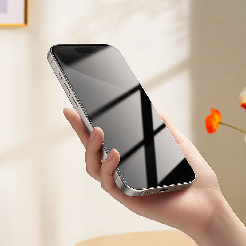 Hoco Privacy Protection Glass Screen Protector (G15) [ iPhone 16 Pro Compatible]