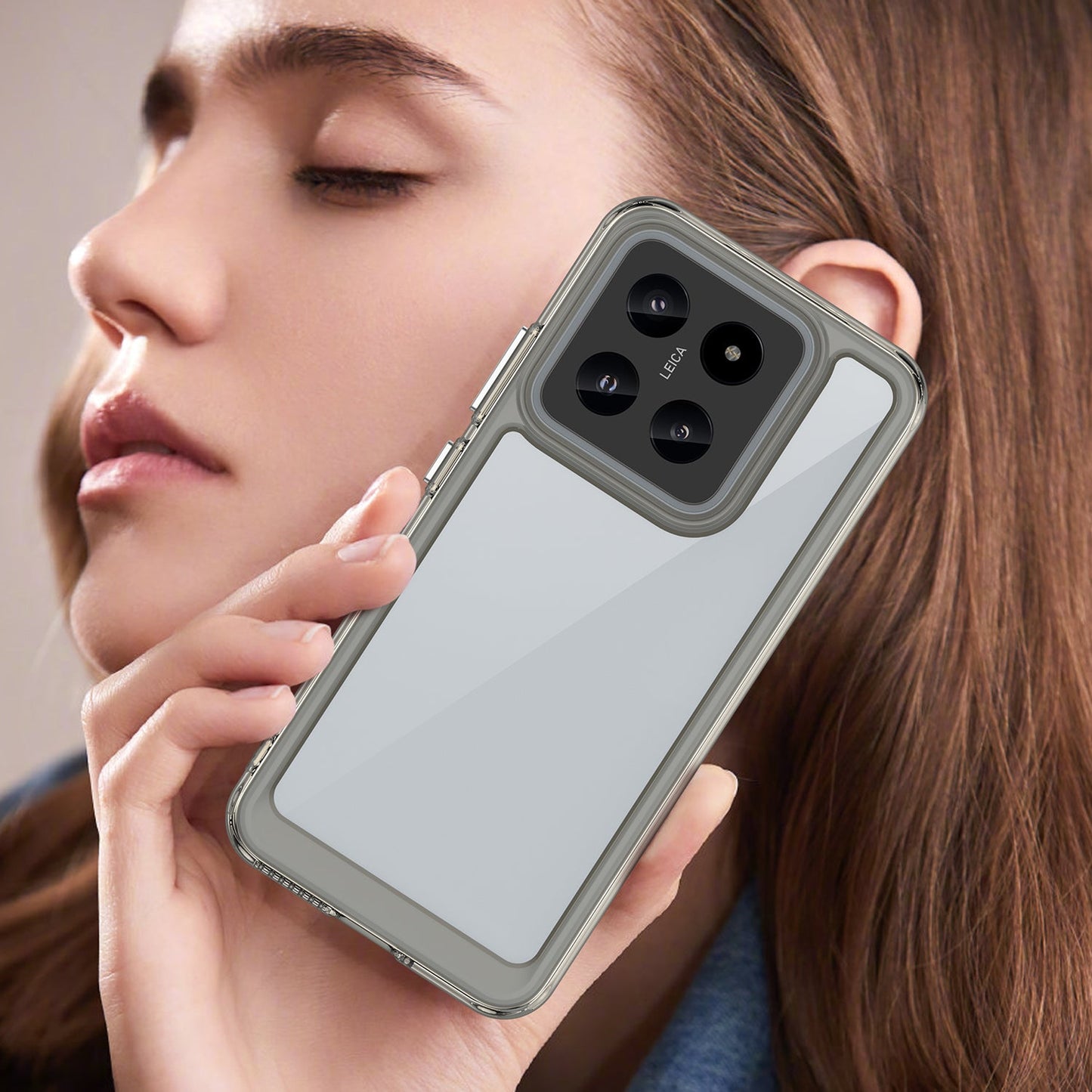Xiaomi 14 Soft Gel Bumper Case [Clear Grey]