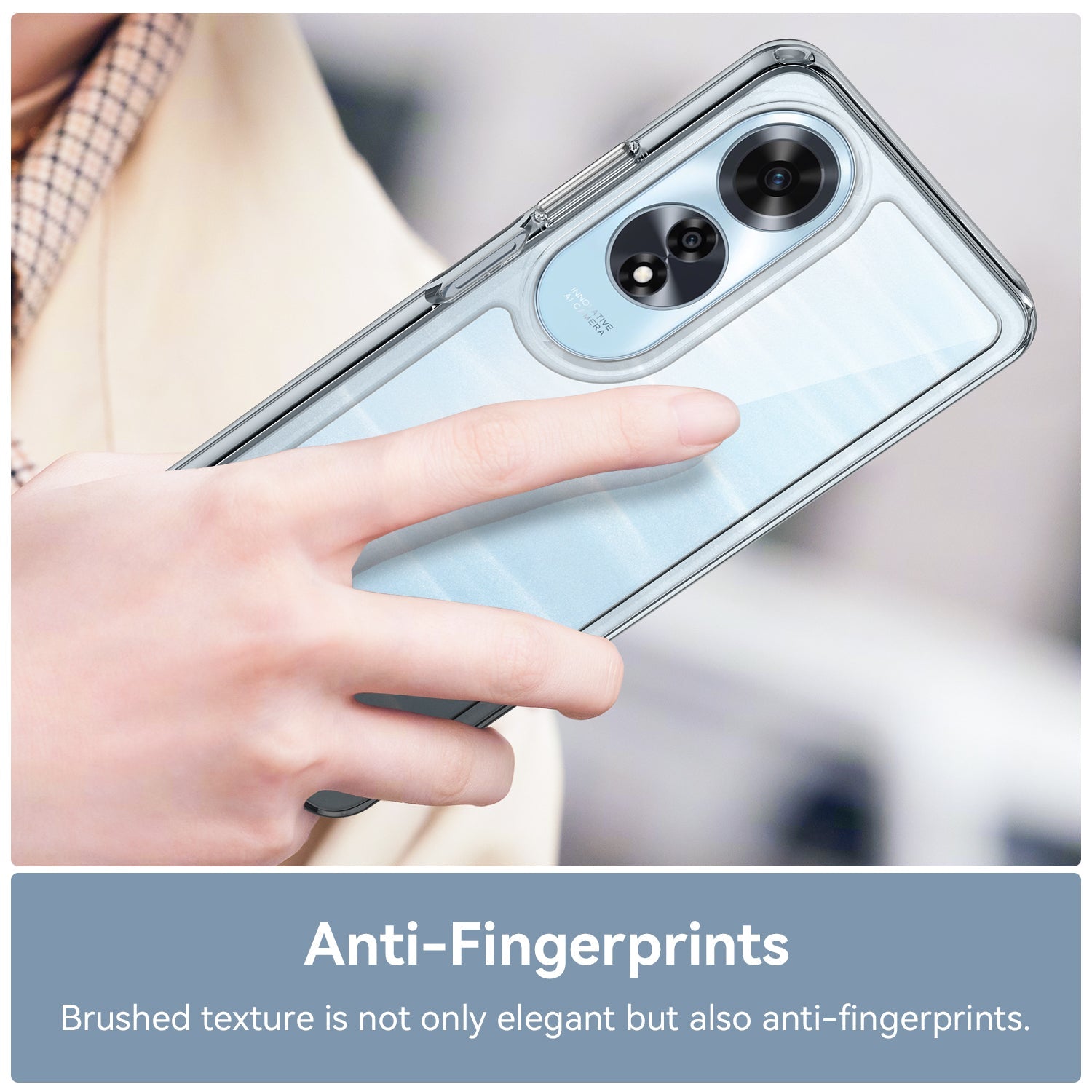 Oppo A60 4G Soft Gel Bumper Case [Clear]