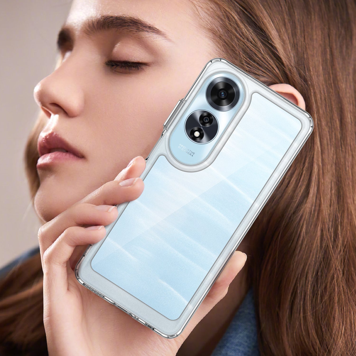 Oppo A60 4G Soft Gel Bumper Case [Clear]
