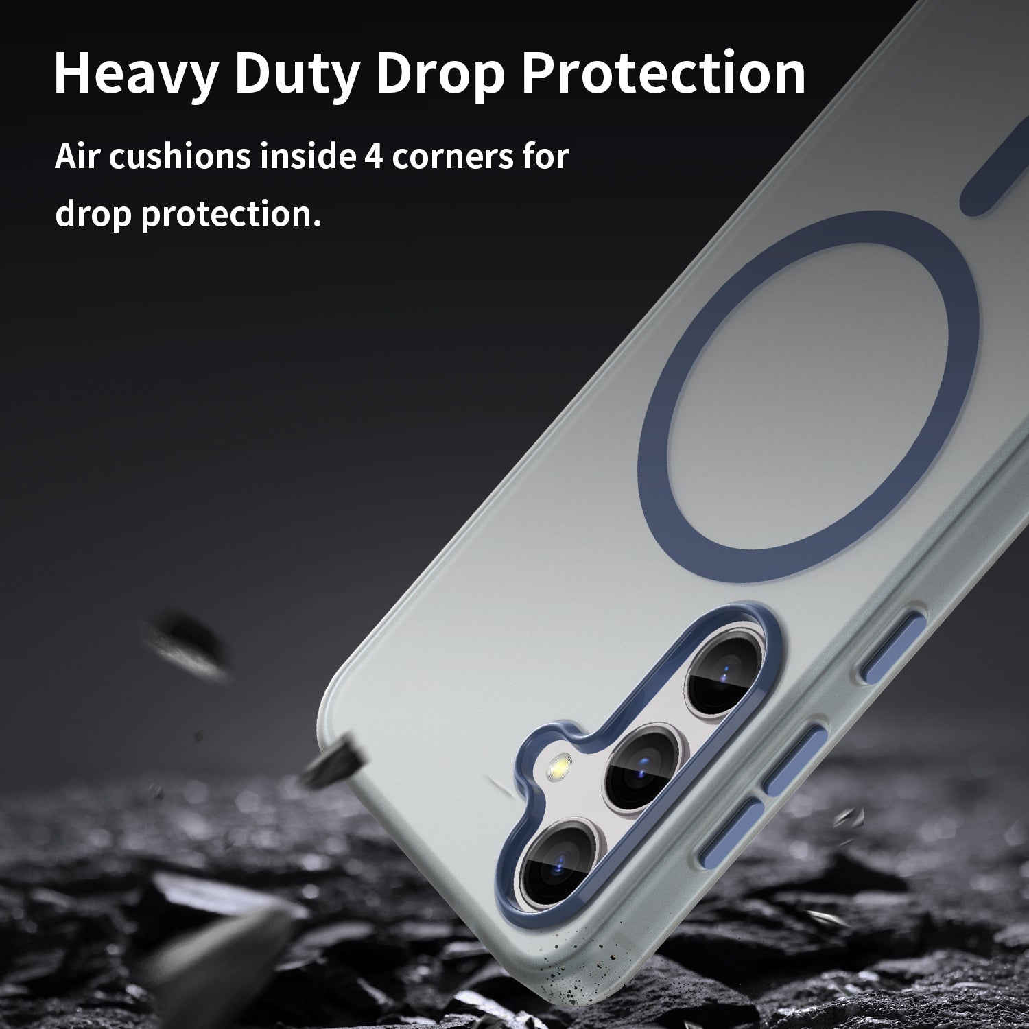 Galaxy S24 / S25 Magsafe Soft Matte Case [Navy]