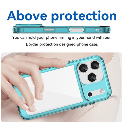 Iphone 17 Pro Soft Gel Case [Clear Blue]