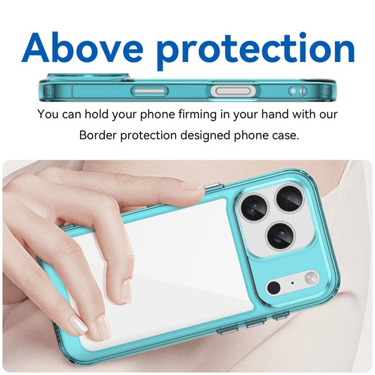 Iphone 17 Pro Soft Gel Case [Clear Blue]