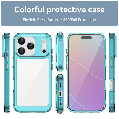 Iphone 17 Pro Soft Gel Case [Clear Blue]