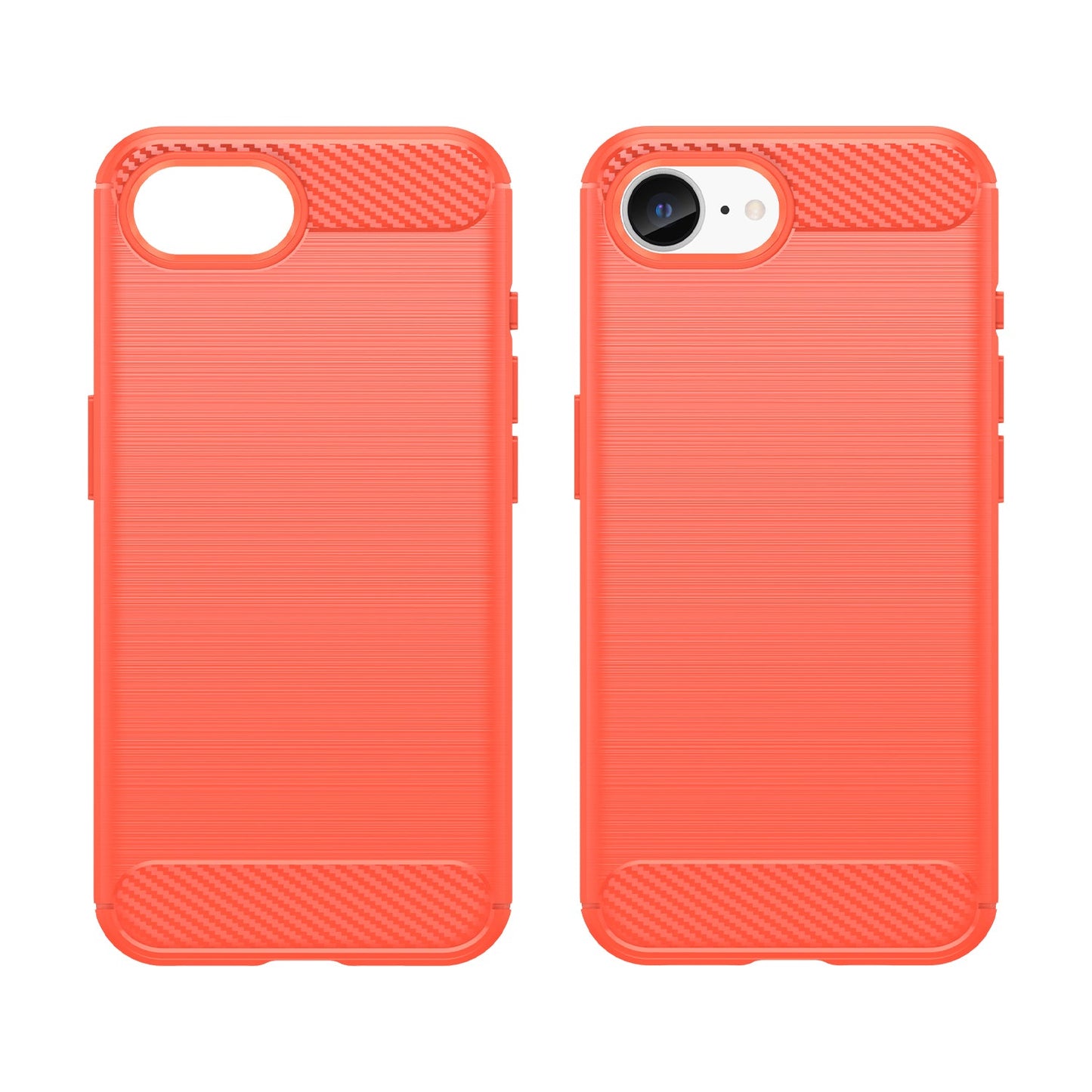 Apple iPhone 16E Carbon Fibre Case [Red]