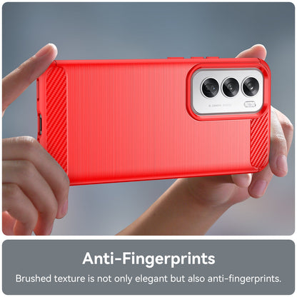 Oppo Reno 12 Pro Carbon Fibre Case [Red]