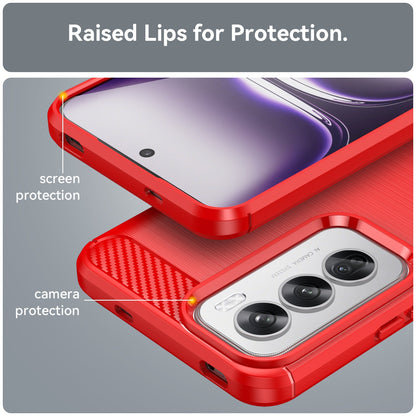 Oppo Reno 12 Pro Carbon Fibre Case [Red]
