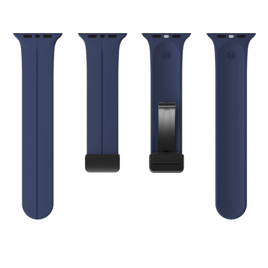 Magnetic Silicone Band for Apple Watch 44mm/45mm/46mm/49mm [Midnight Blue]