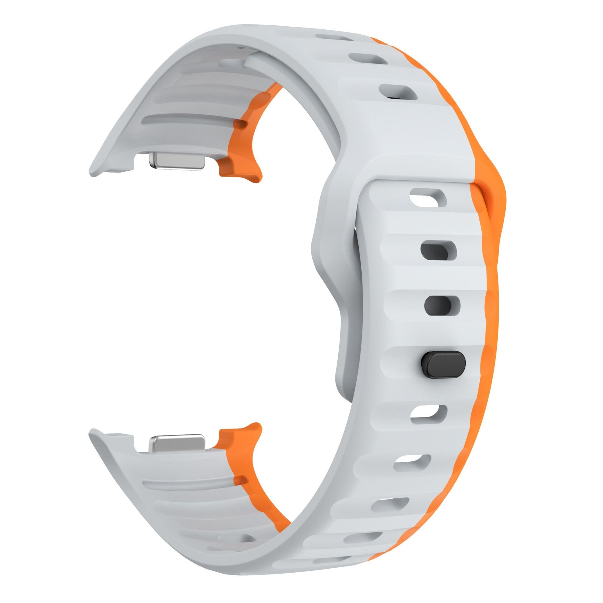 Samsung Galaxy Watch 8 Silicone Strap [Grey/orange]