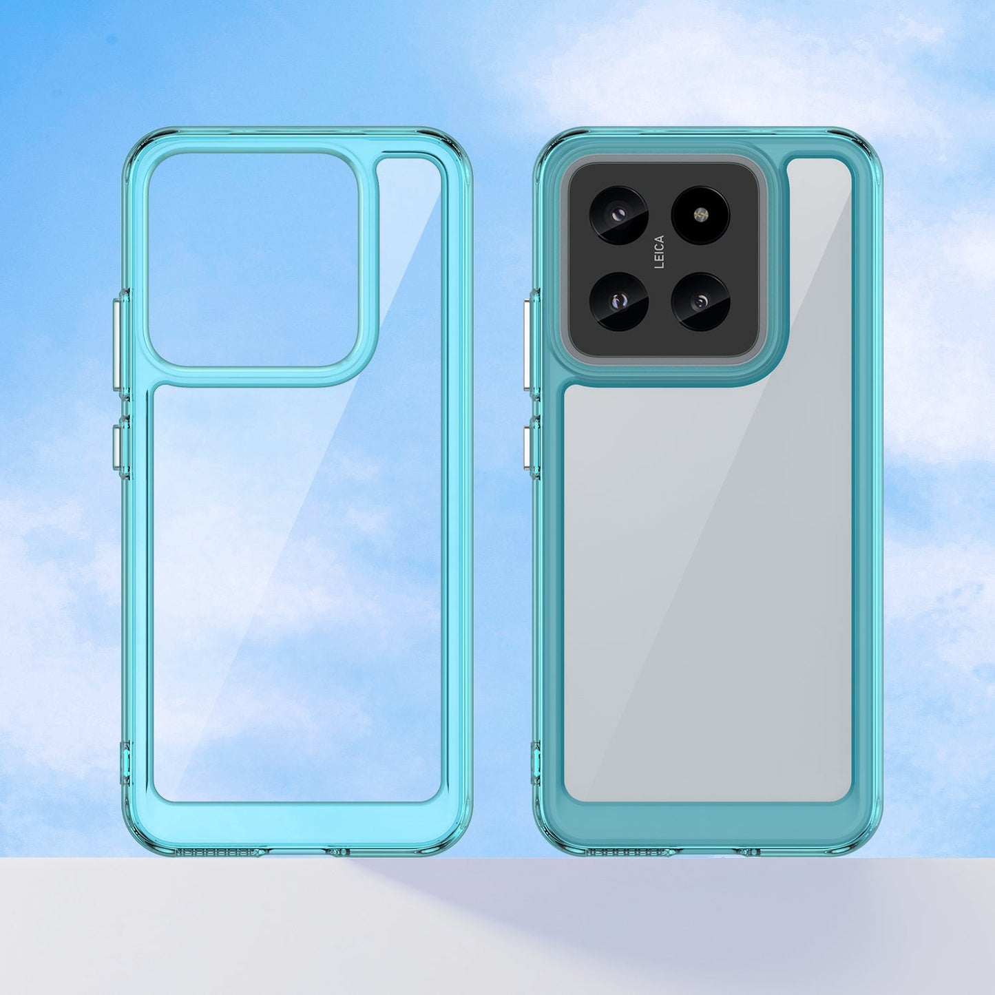 Xiaomi 14 Soft Gel Bumper Case [Clear Blue]