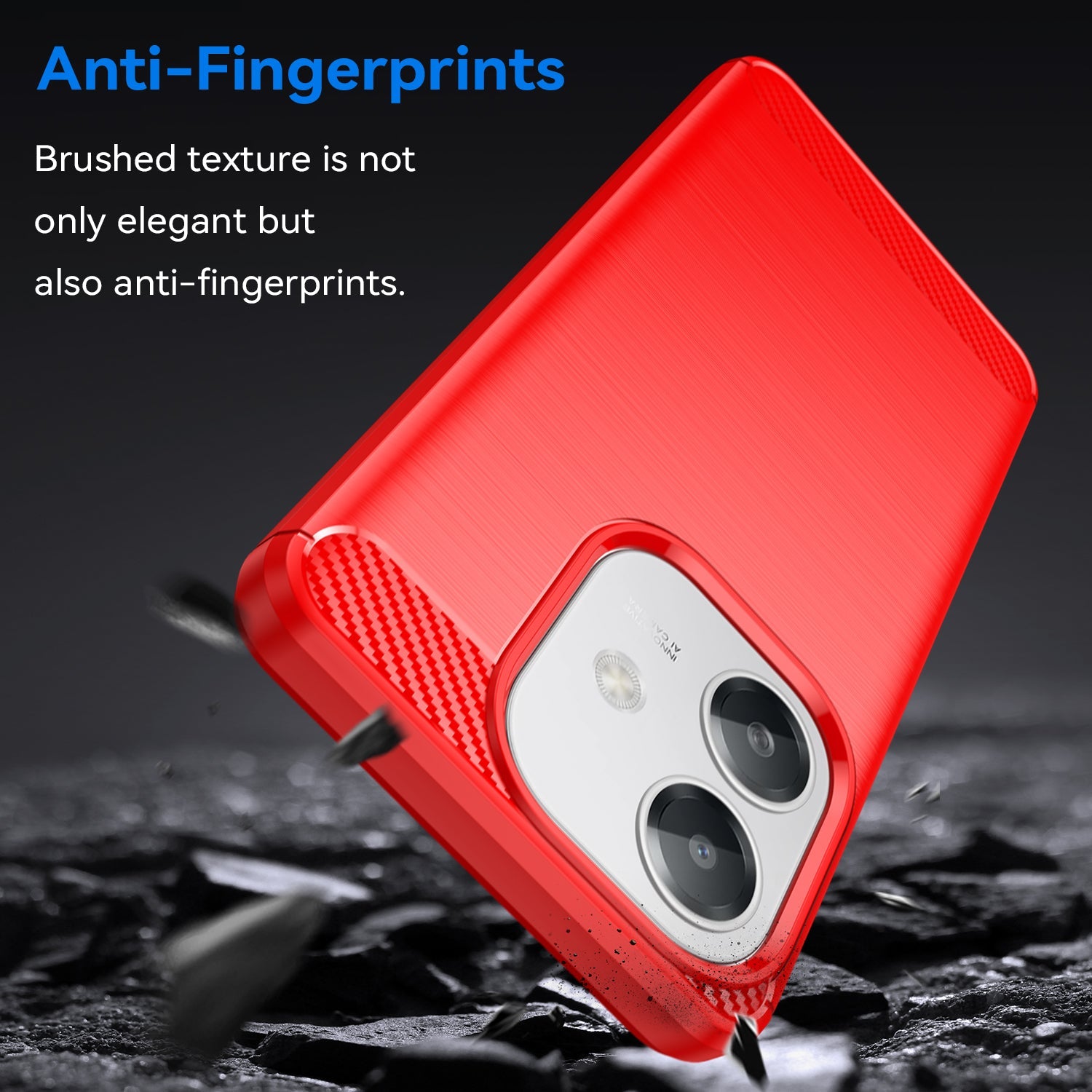 Oppo A40 4G Carbon Fibre Case [Red]