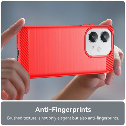 Oppo A40 4G Carbon Fibre Case [Red]