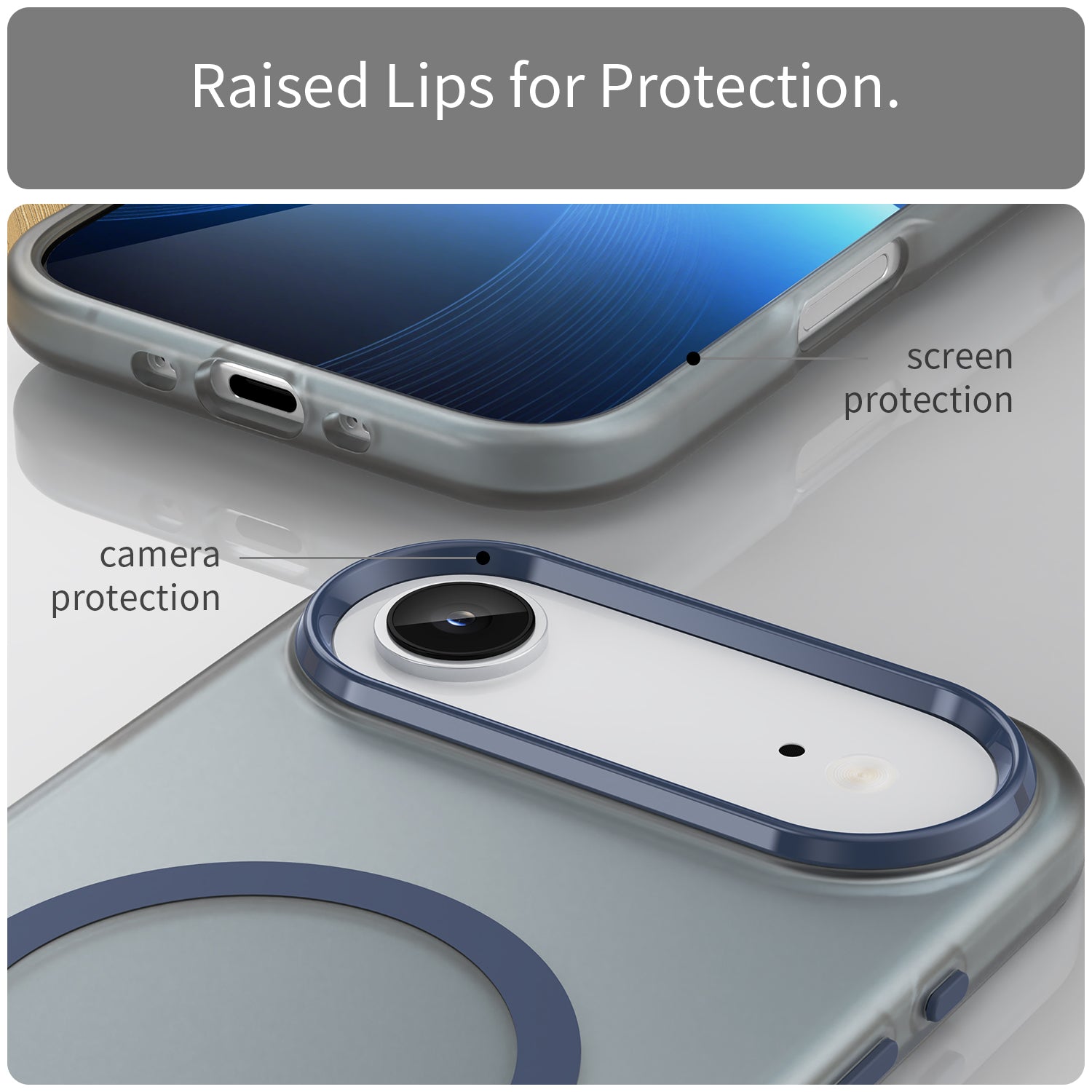 Iphone Air Magsafe Soft Matte Case [Navy]
