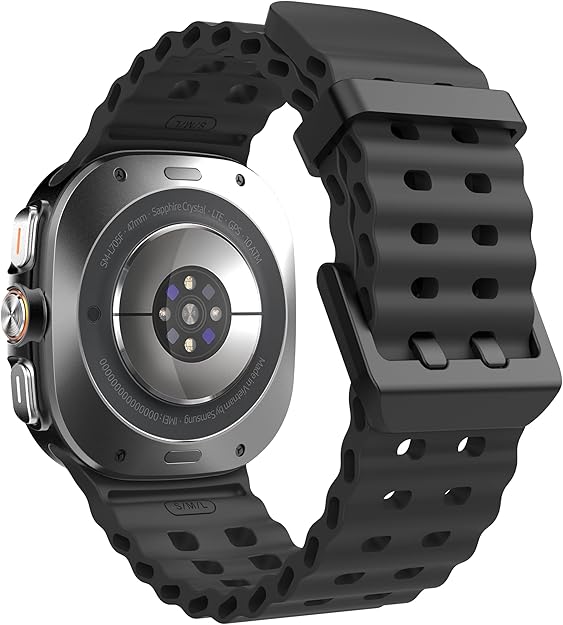 Samsung Galaxy Watch Ultra 47mm Silicone Strap [Black]