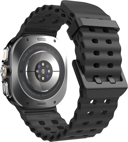 Samsung Galaxy Watch Ultra 47mm Silicone Strap [Black]