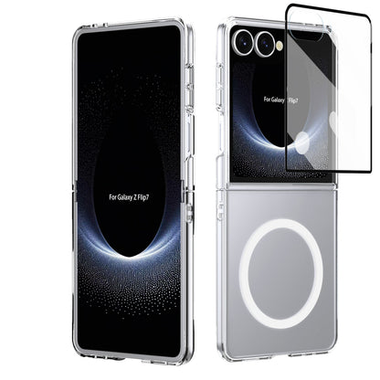 Galaxy Z Flip 7 Clear Magsafe Case [Silver]