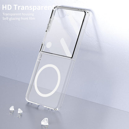 Galaxy Z Flip 7 Clear Magsafe Case [Silver]