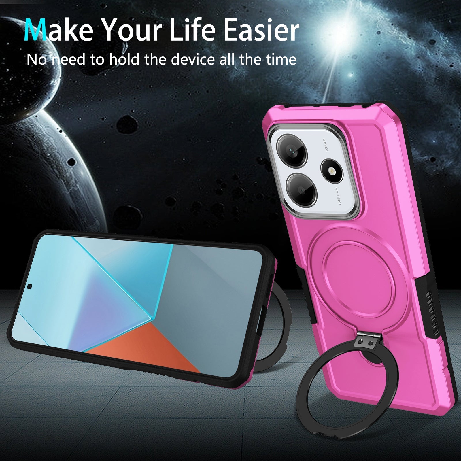 Xiaomi Redmi Note 14 5G Heavy Duty Case [Pink]