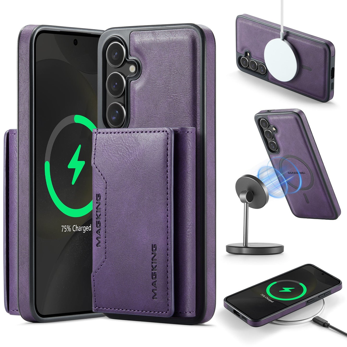 Galaxy S25 Plus Magsafe Wallet [Purple]