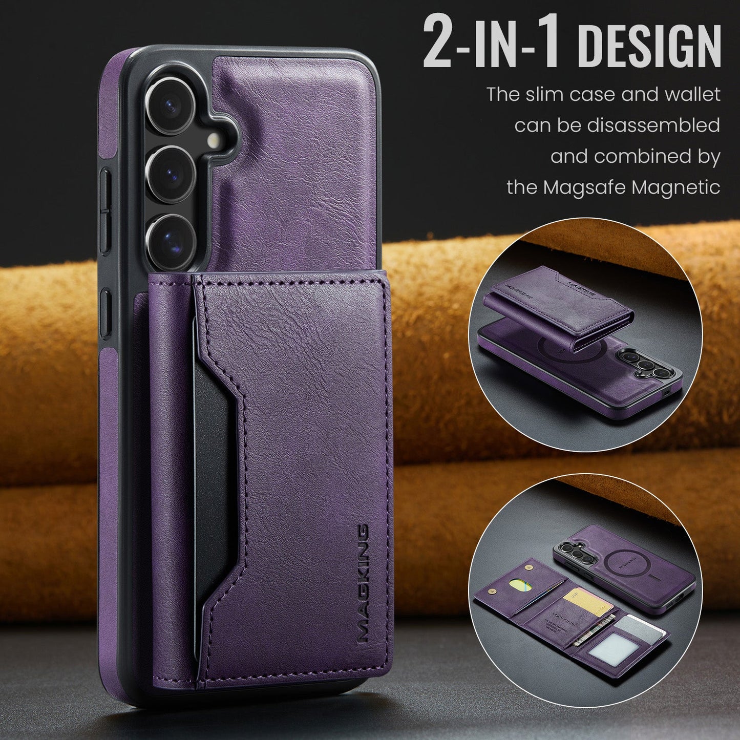 Galaxy S25 Plus Magsafe Wallet [Purple]