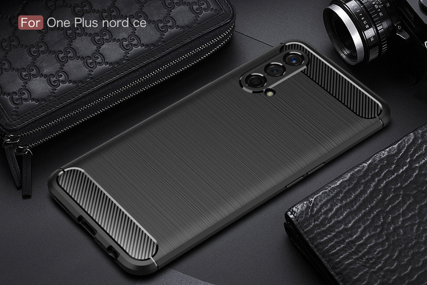 Oneplus Nord Ce 5g Carbon Fibre Case [Black]