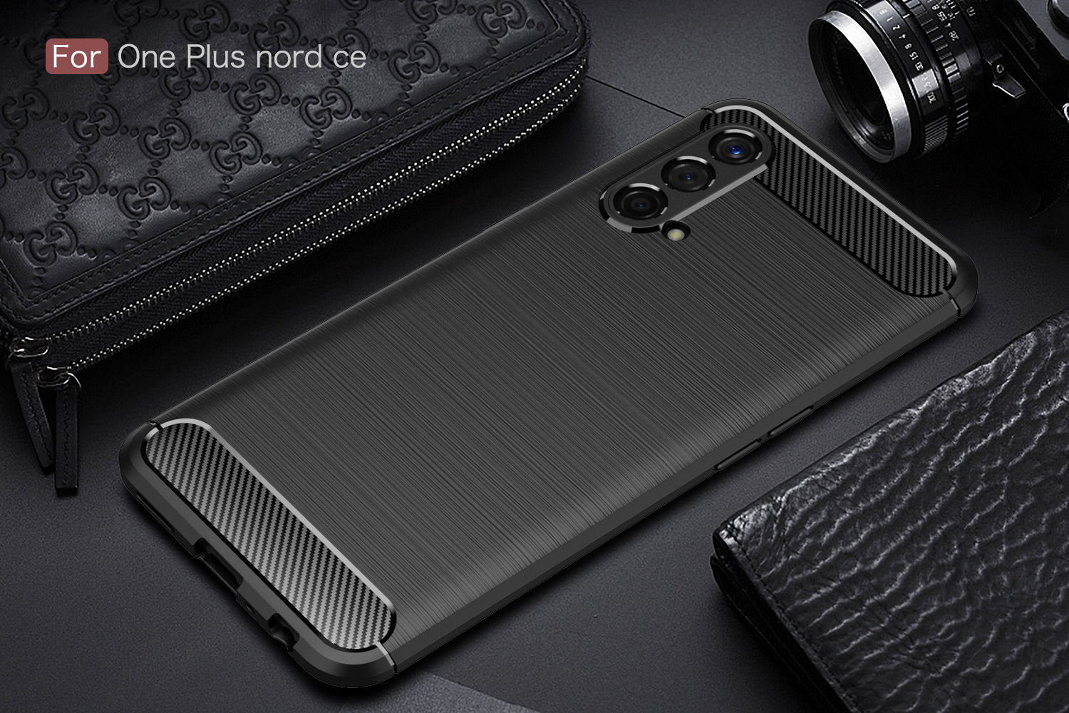 Oneplus Nord Ce 5g Carbon Fibre Case [Black]