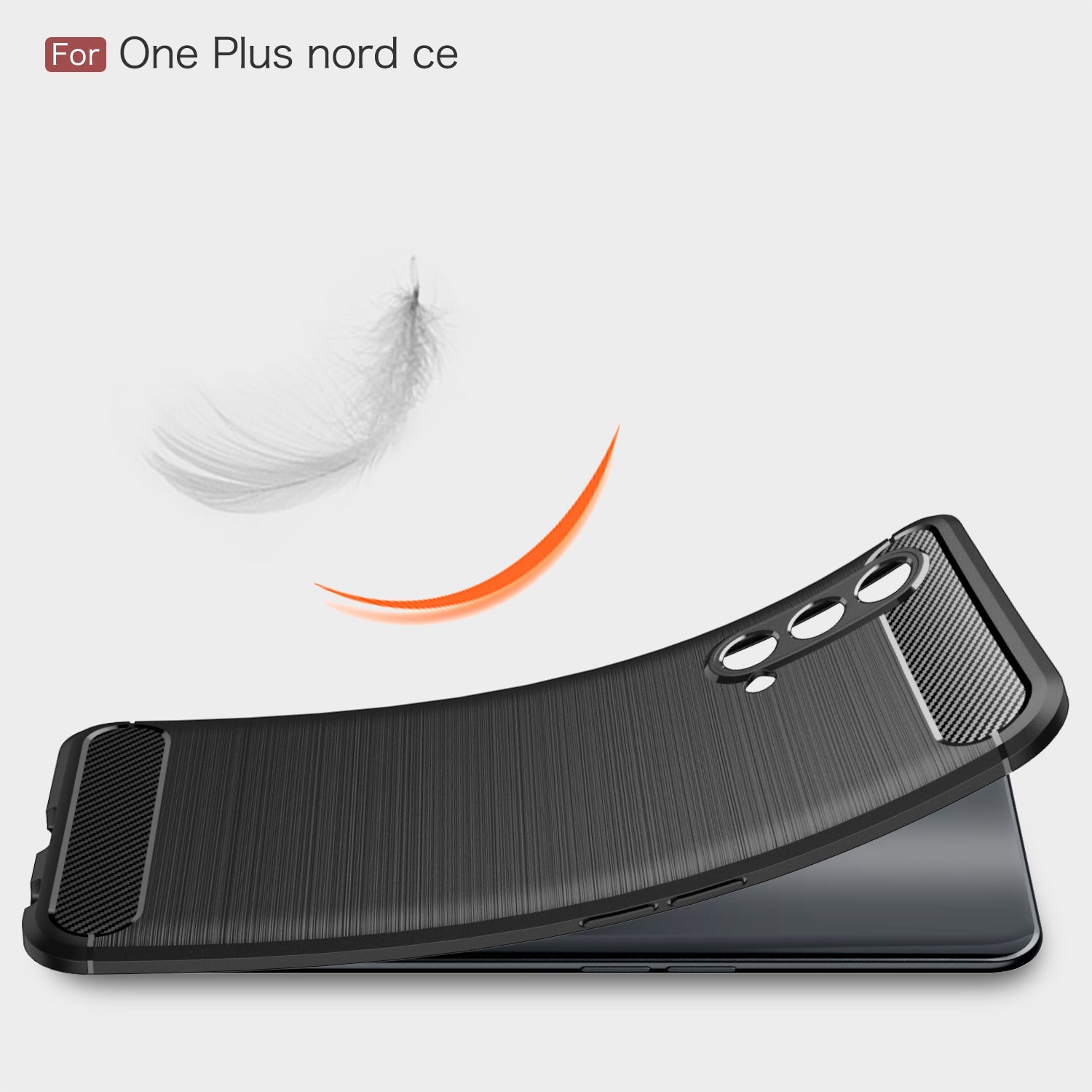 Oneplus Nord Ce 5g Carbon Fibre Case [Black]