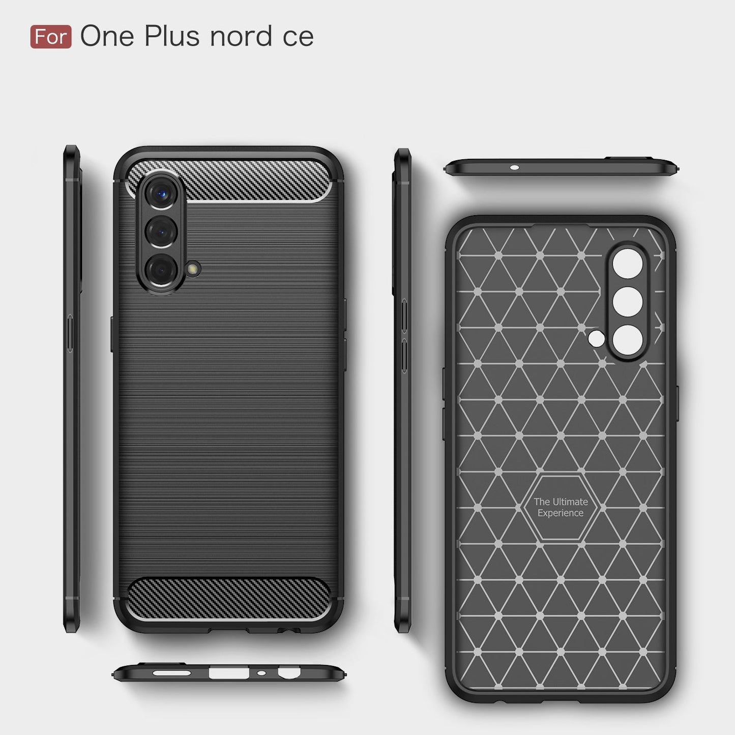 Oneplus Nord Ce 5g Carbon Fibre Case [Black]