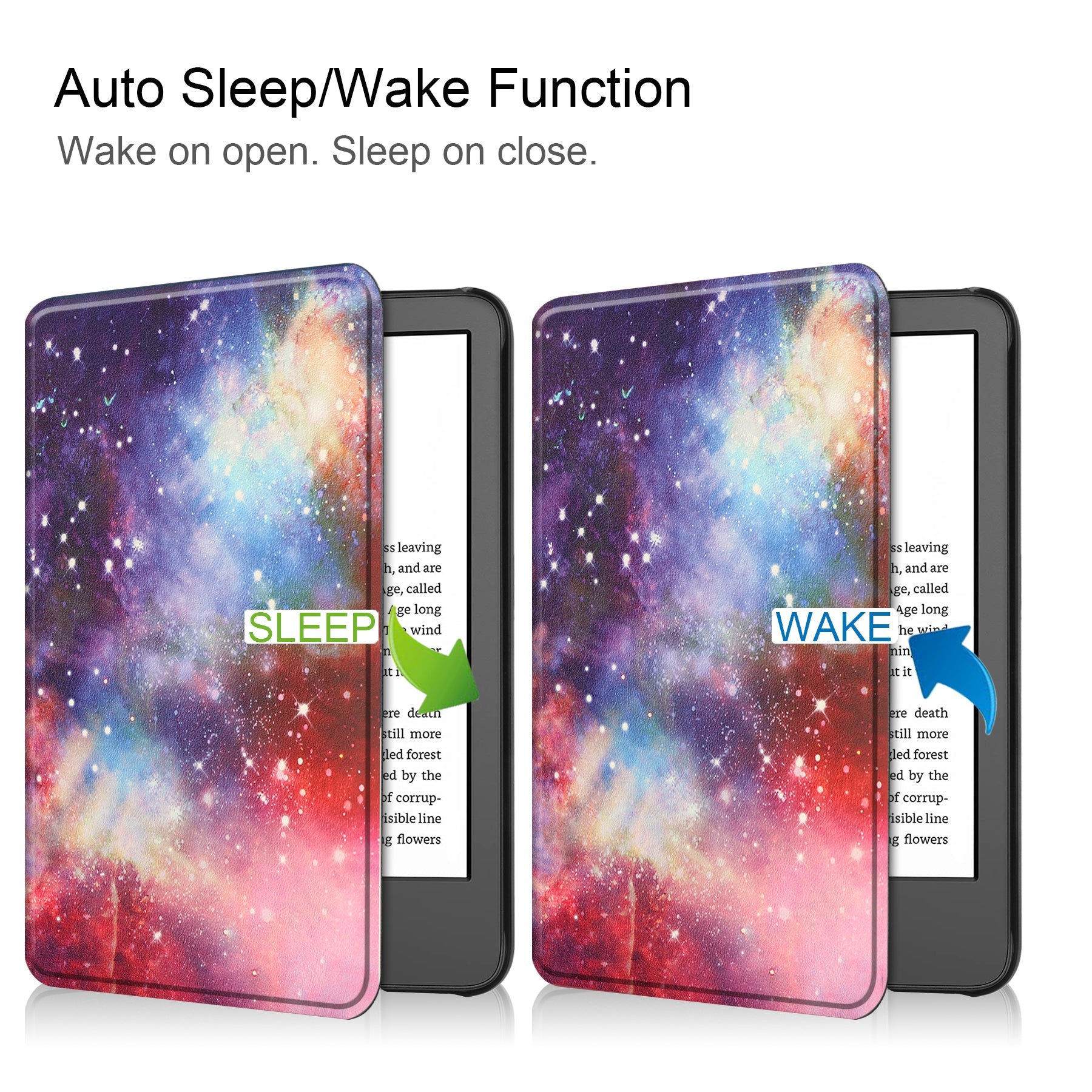 Kindle Touch 6" (11th Gen 2024) Designer Tri-fold Case [Galaxy]