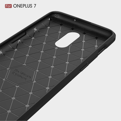 Oneplus 7 Carbon Fibre Case [Red]