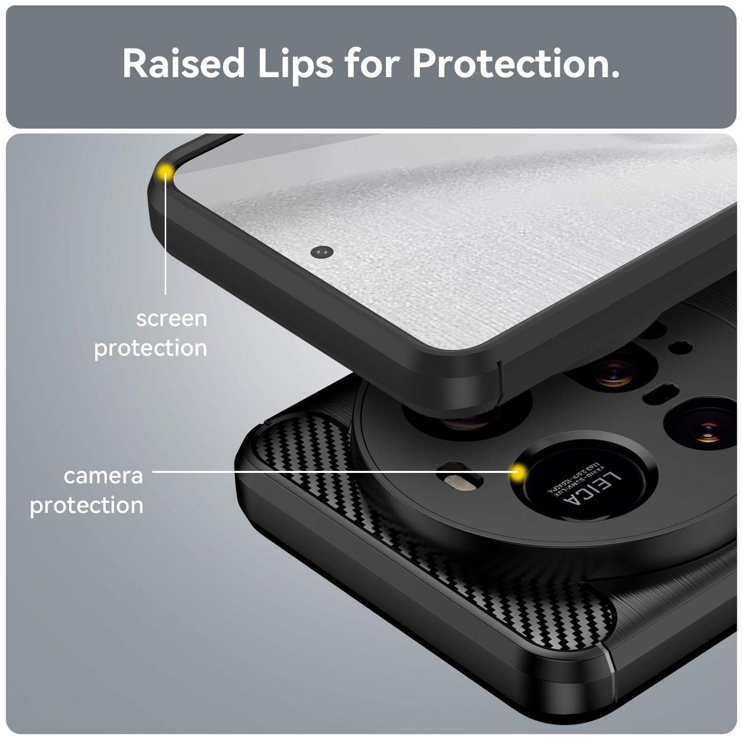 Xiaomi 15 Ultra Carbon Fibre Case [Black]