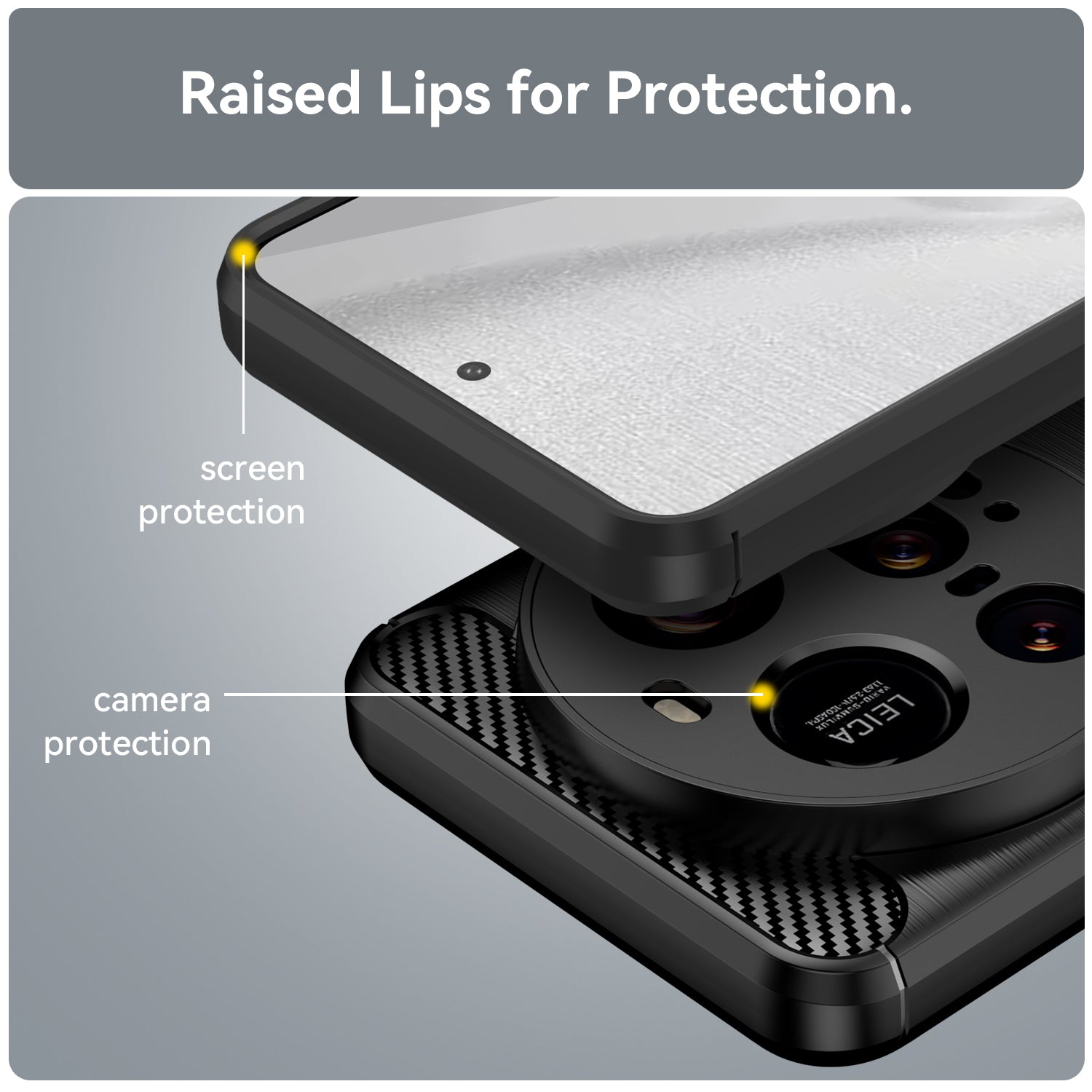 Xiaomi 15 Ultra Carbon Fibre Case [Black]